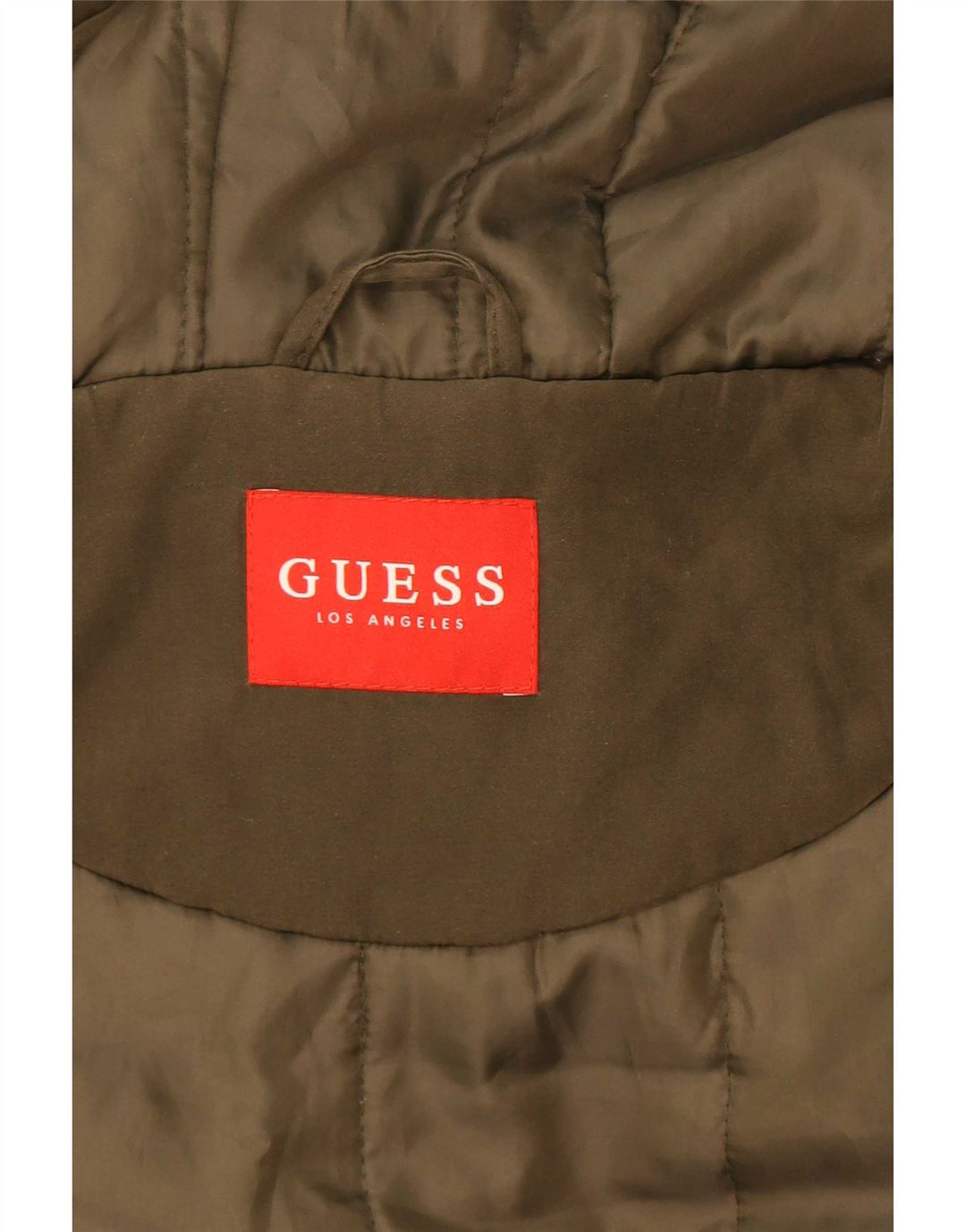Giubbotto parka oversize con cappuccio da donna Guess UK 6 XS poliestere kaki