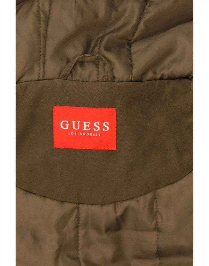 Giubbotto parka oversize con cappuccio da donna Guess UK 6 XS poliestere kaki