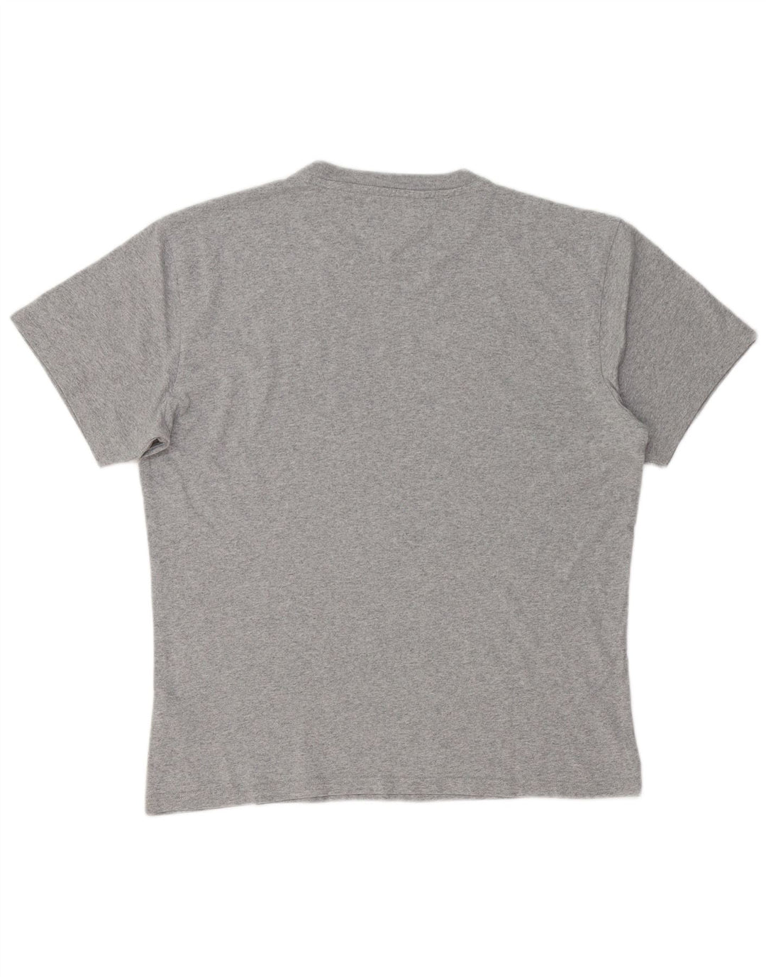 TOMMY HILFIGER T-shirt grafica da uomo Top grande in cotone grigio