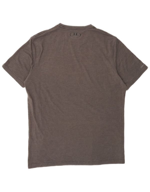 Maglietta da uomo Under Armour Top XL Poliestere grigio