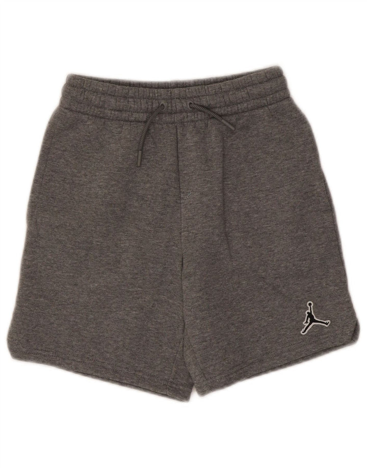 Pantaloncini sportivi Jordan da ragazzo 10-11 anni in cotone grigio medio
