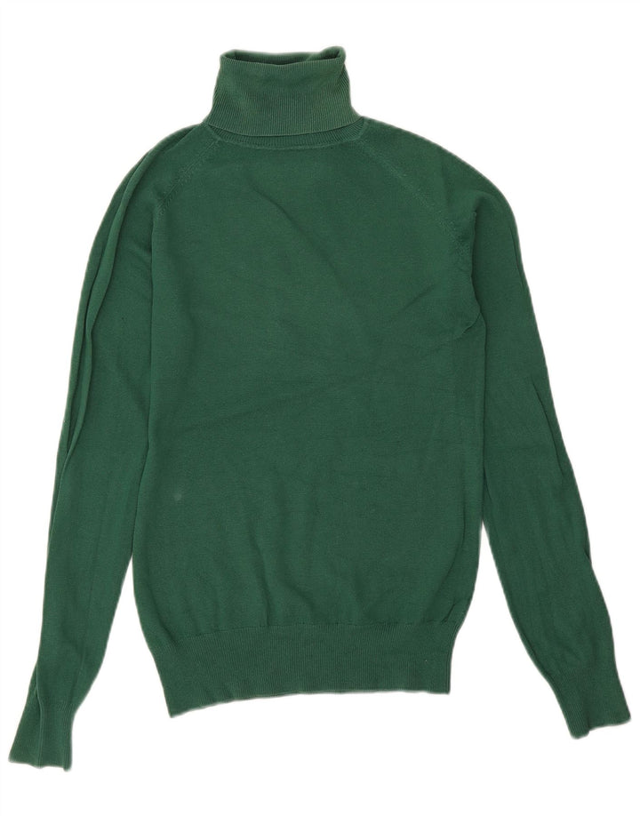 Maglione maglione a collo alto da donna Zara UK 14 grande verde
