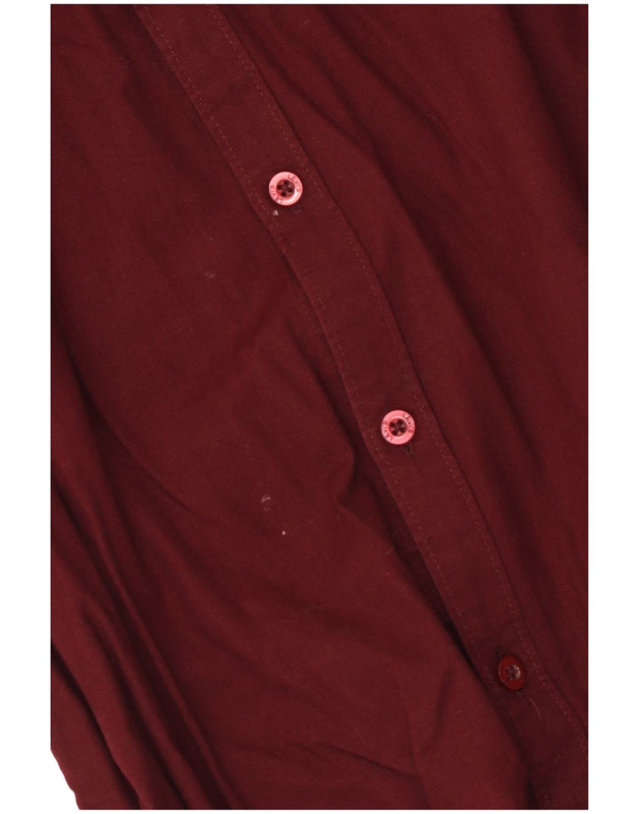 Camicia Levi's Uomo Large in cotone bordeaux