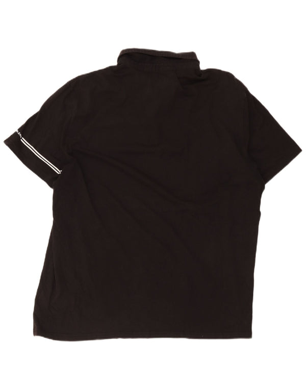 Polo da uomo Calvin Klein Jeans 2XL in cotone nero