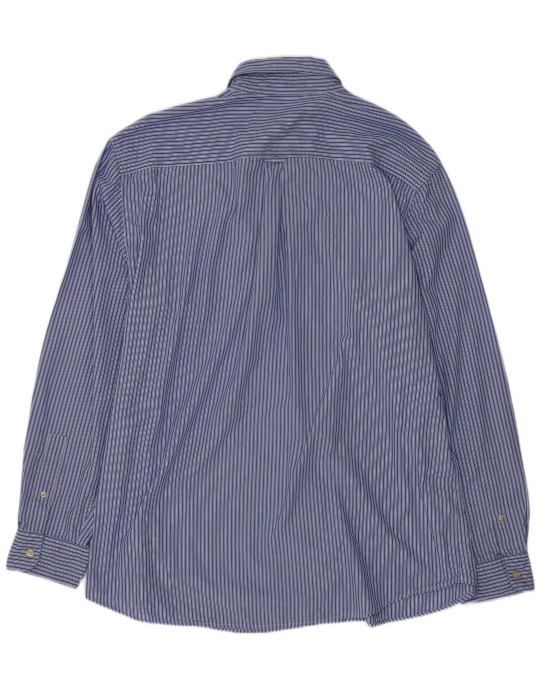 Camicia Chaps da uomo Easy Care XL in cotone a righe blu