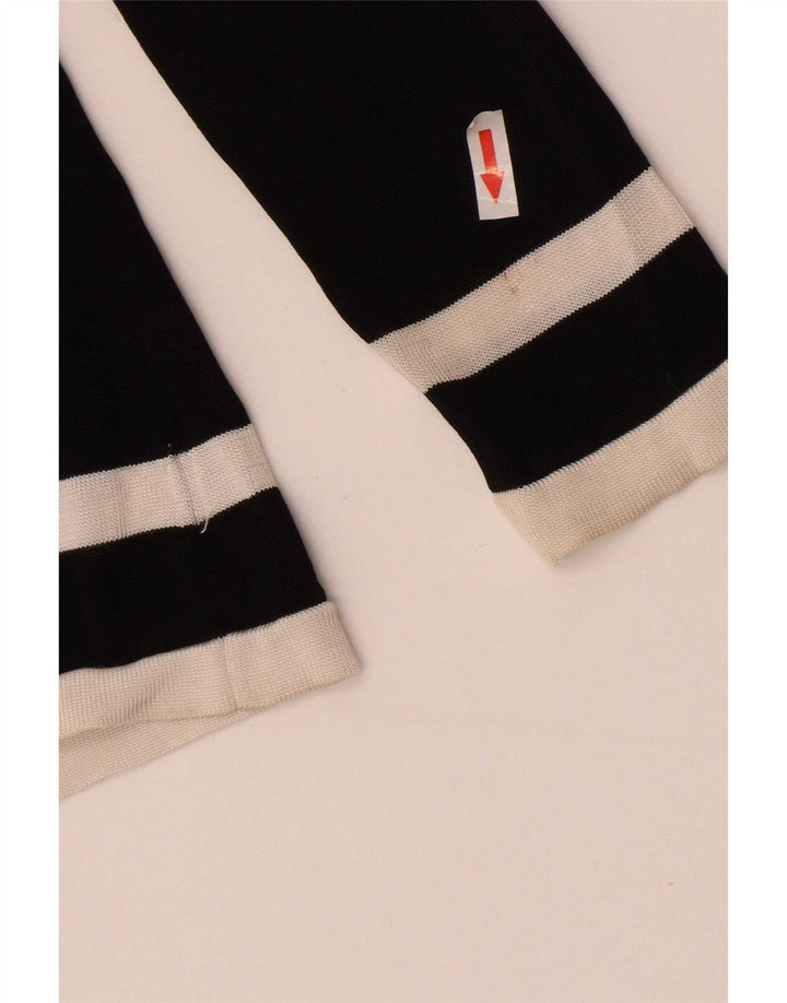 Maglione cardigan da donna Zara UK 12 Rayon color block nero medio