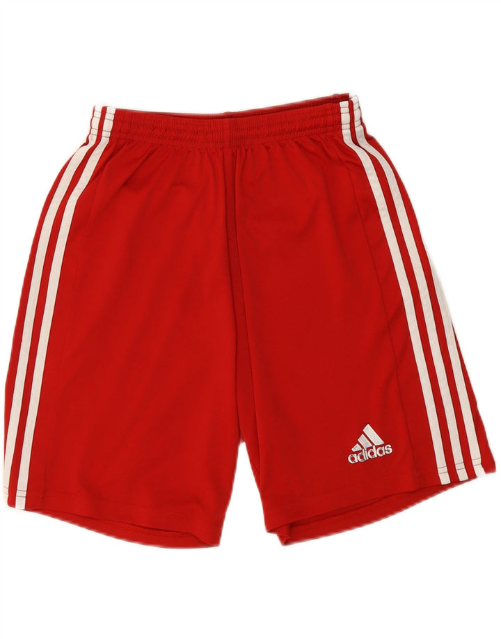Pantaloncini sportivi Adidas Aeroready da uomo in poliestere rosso medio
