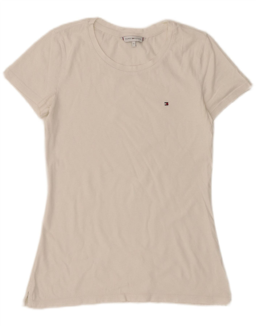 Maglietta da donna Tommy Hilfiger Top UK 8 piccola bianca