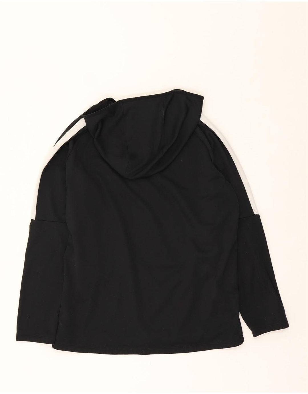 NIKE Felpa con cappuccio Dri Fit da uomo, grande, in poliestere color block nero