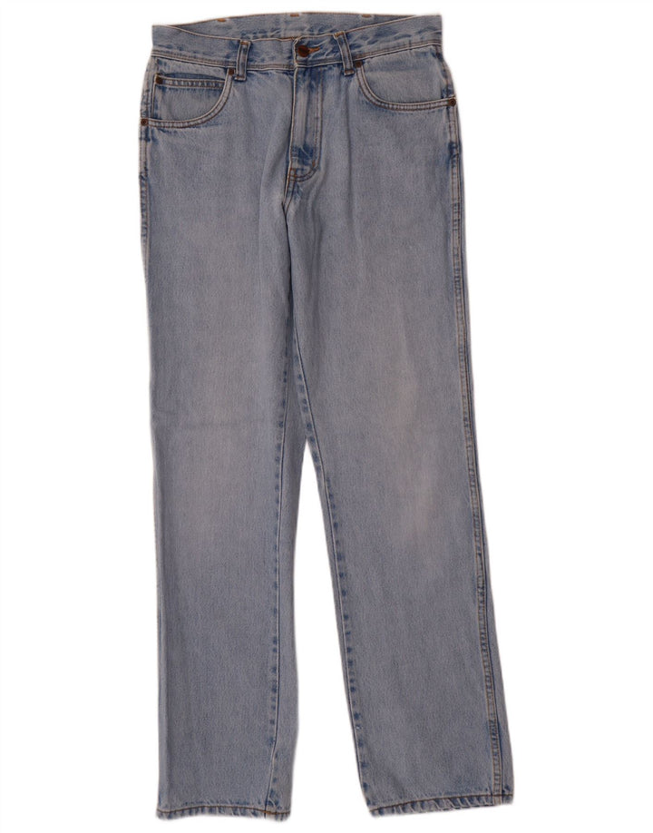 Jeans dritti da uomo vestibilità regolare WRANGLER W32 L32 cotone blu