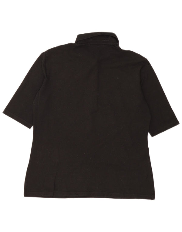 Polo da donna Lacoste taglia 48 XL in cotone nero