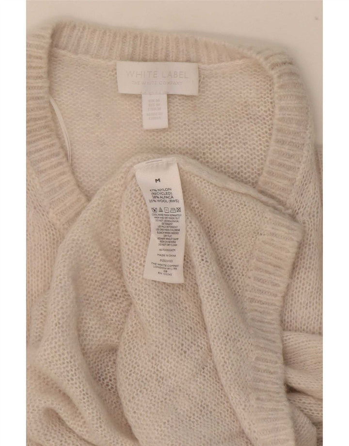 Maglione maglione girocollo da donna White Label UK 12 Nylon beige medio