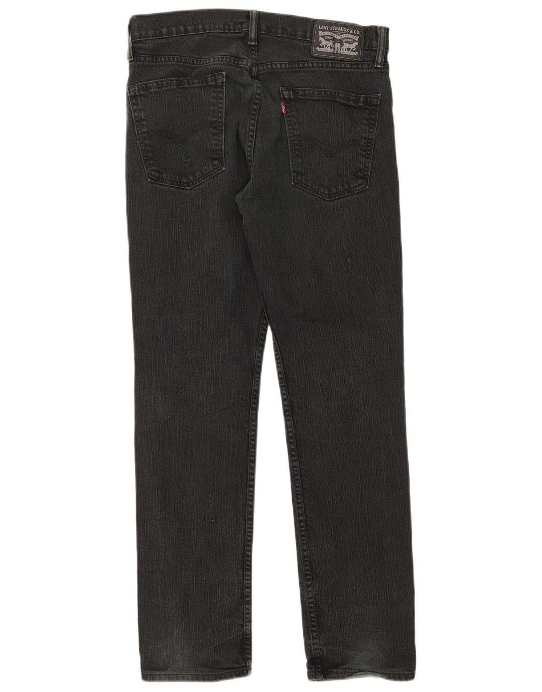 Jeans dritti da donna Levi's W32 L30 cotone nero
