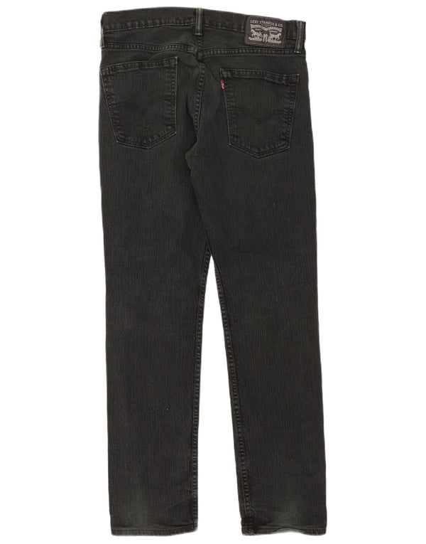 Jeans dritti da donna Levi's W32 L30 cotone nero