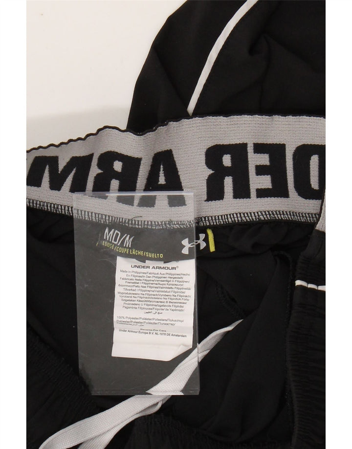 Pantaloncini sportivi grafici da uomo UNDER ARMOUR poliestere medio nero