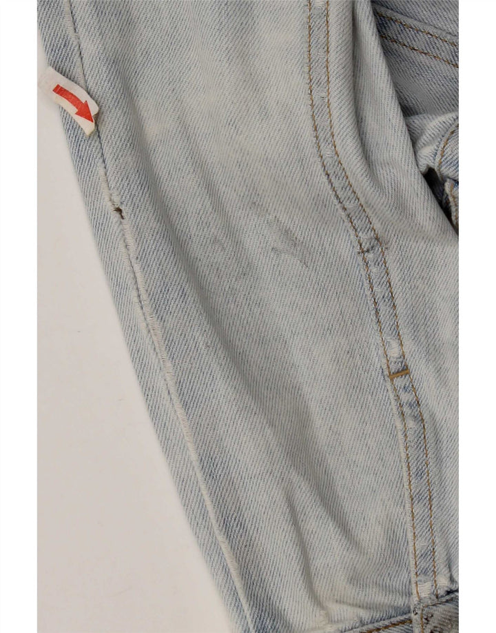 Giacca in denim da donna Topshop UK 10 piccolo cotone blu