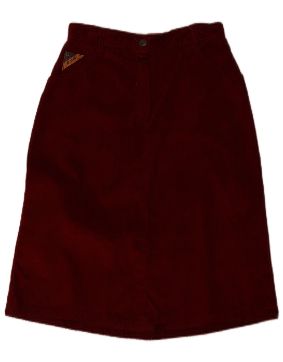 Gonna in velluto a coste da donna El Paso IT 44 media W26 cotone rosso