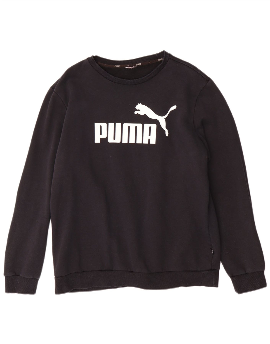 Felpa grafica da uomo Puma Maglione grande nera