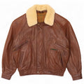 Giacca in pelle da uomo Marcos UK 42 XL Marrone
