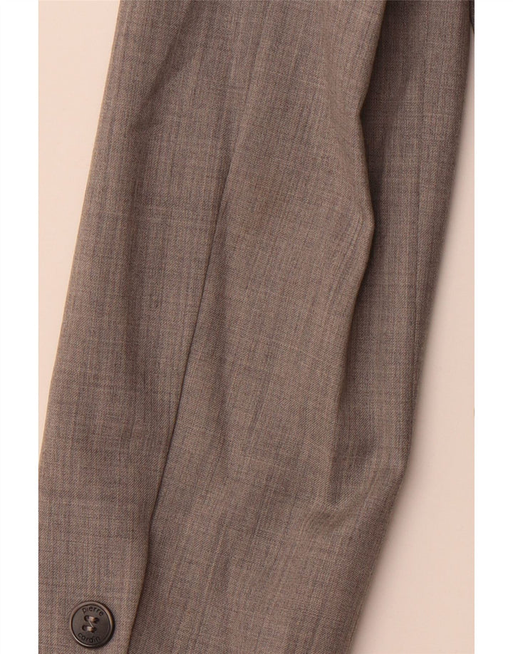 PIERRE CARDIN Giacca blazer a 3 bottoni da donna EU 42 Gessato grigio medio