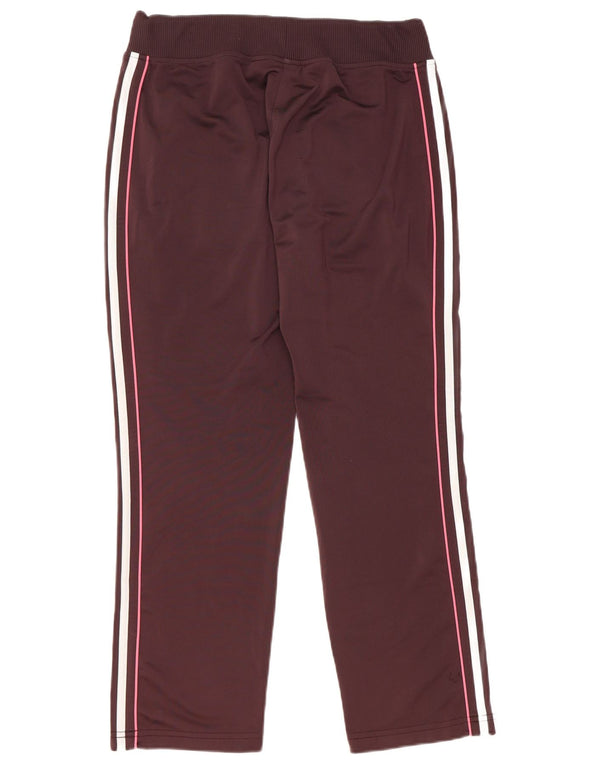 Pantaloni da tuta da donna Adidas UK 14 Large Bordeaux Poliestere