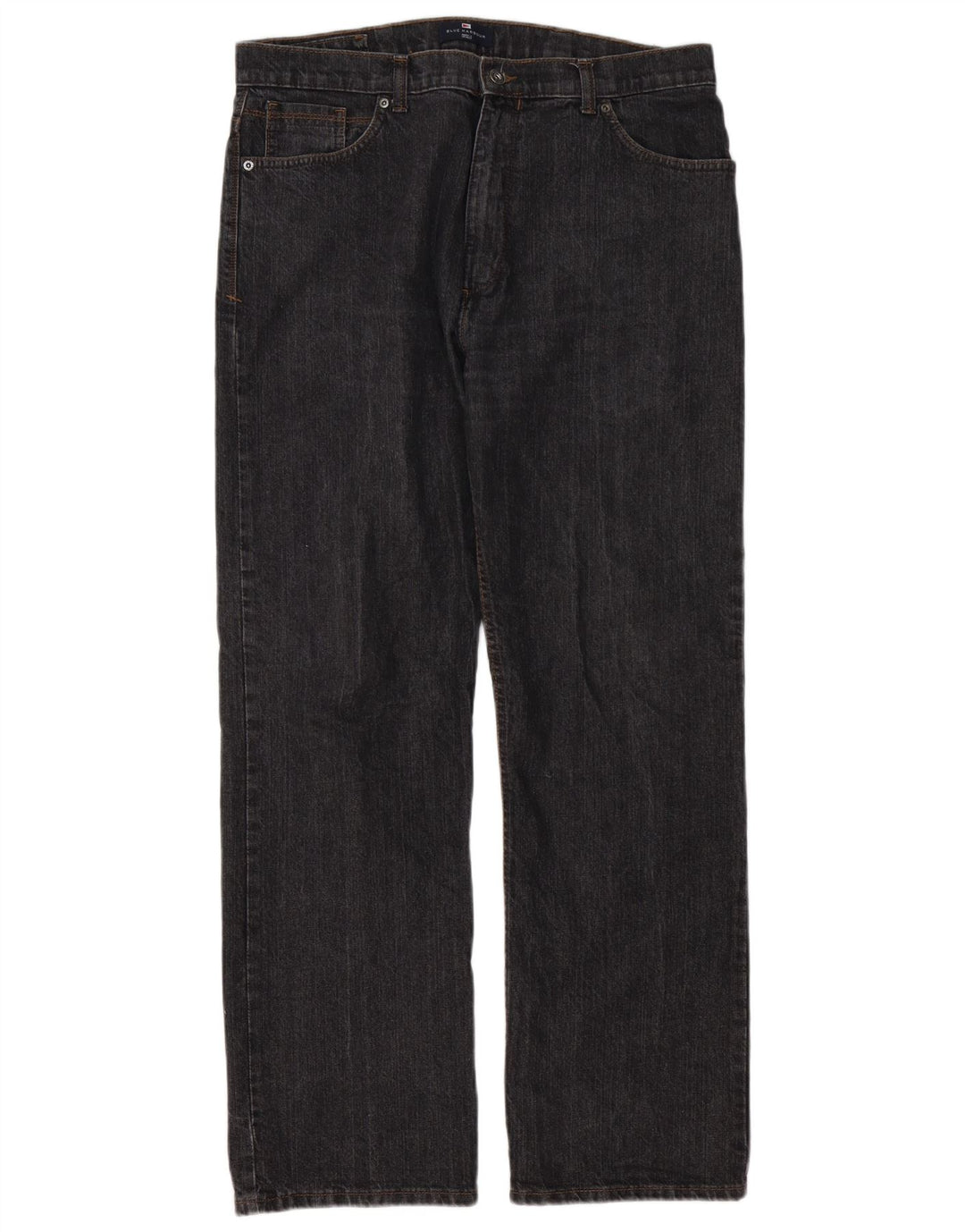 Jeans dritti dritti da uomo Marks & Spencer blu Harbour W38 L31 grigi