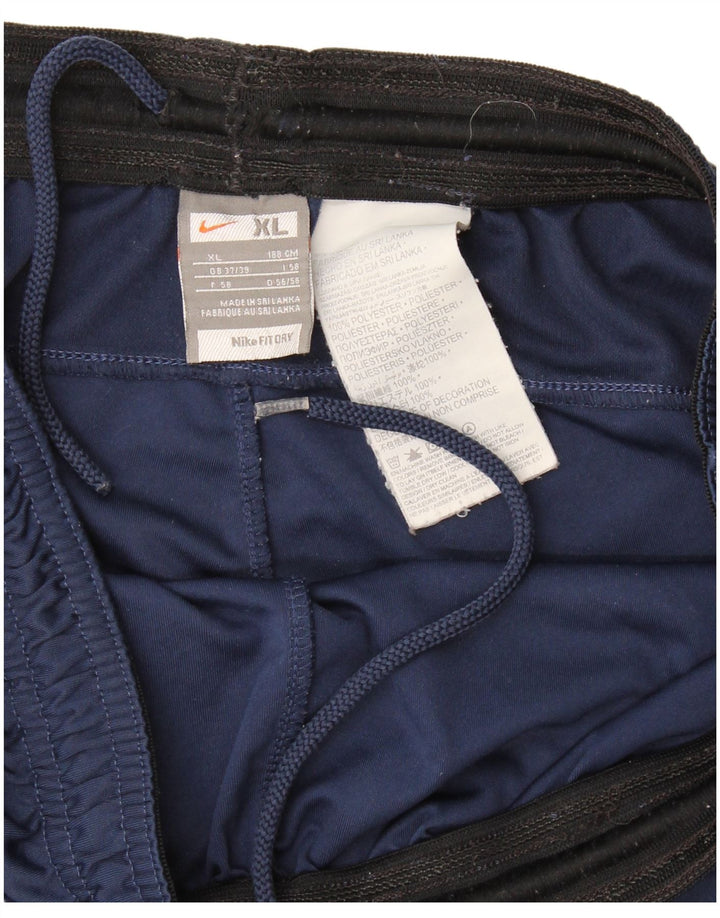Pantaloncini sportivi Nike da uomo XL blu navy in poliestere color block