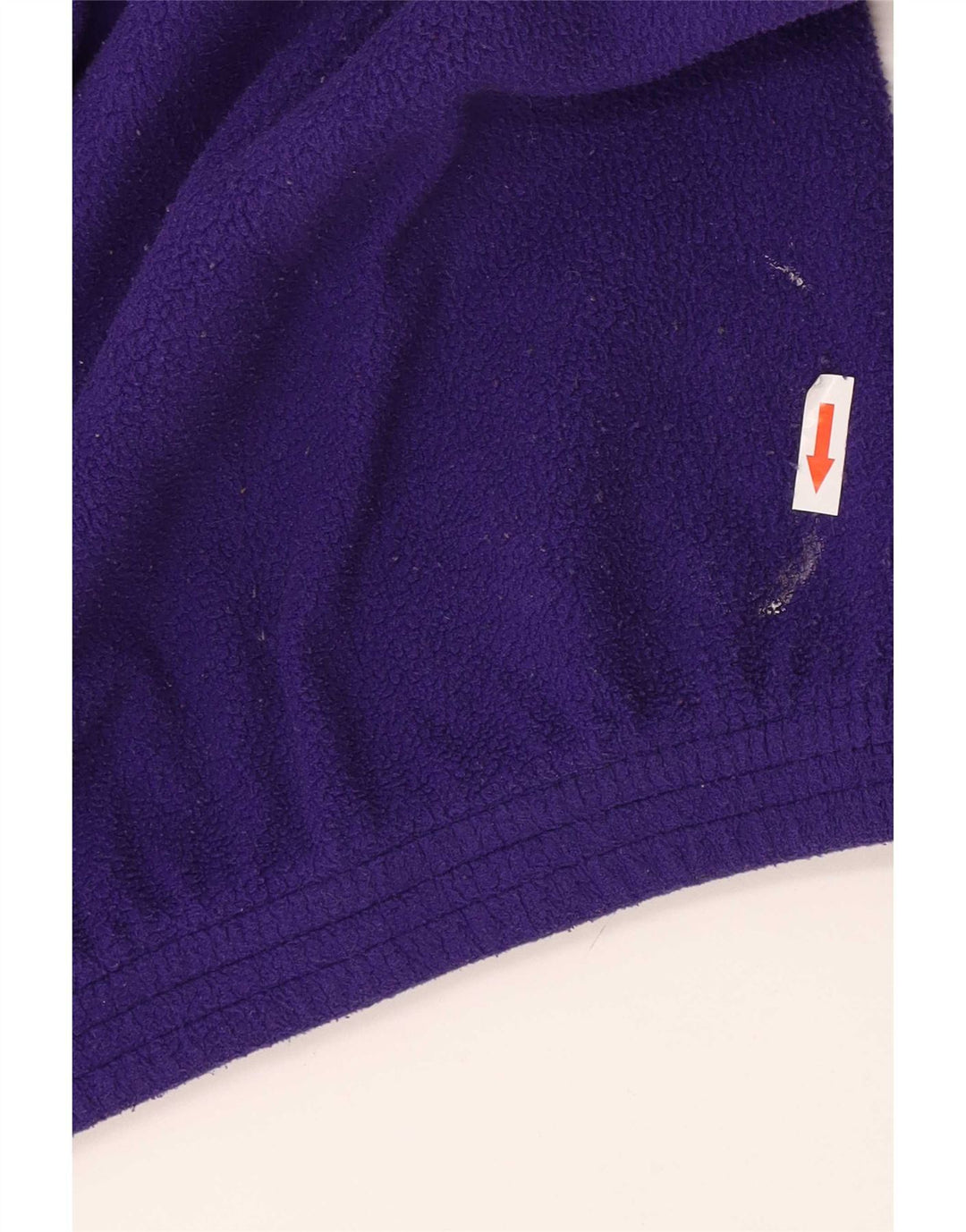 Brugi Maglione in pile da uomo con zip e collo in poliestere color block viola medio