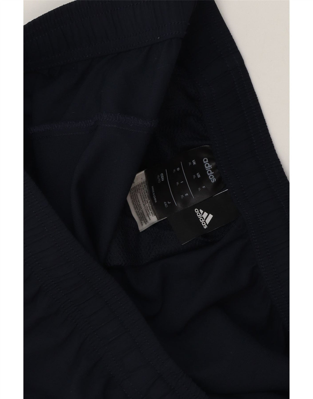 Pantaloni da tuta da uomo Adidas XL poliestere blu navy