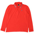 Polo Diadora Uomo Manica Lunga Large Rossa