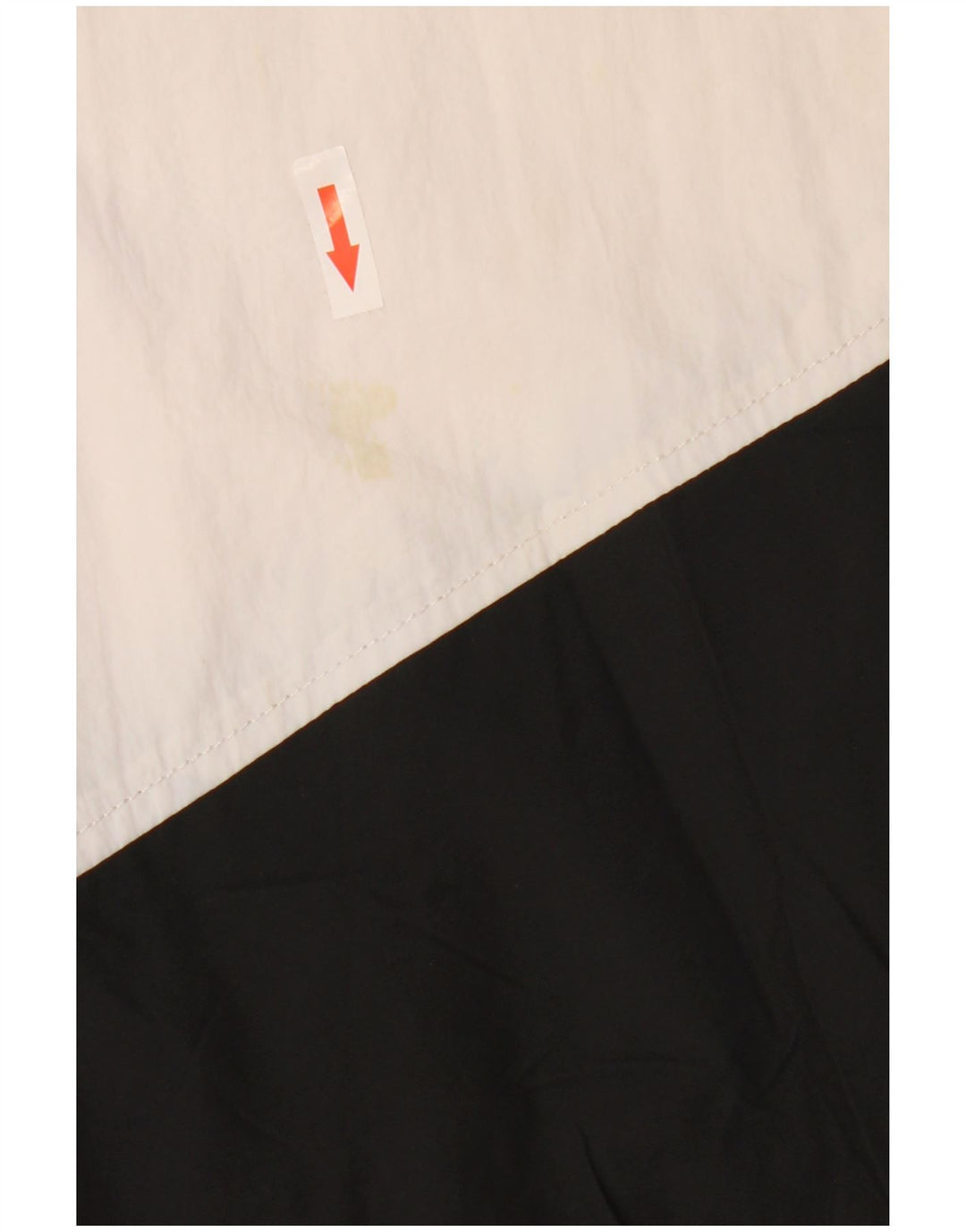 Giacca da ginnastica grafica da uomo Zara, grande, in nylon color block nero