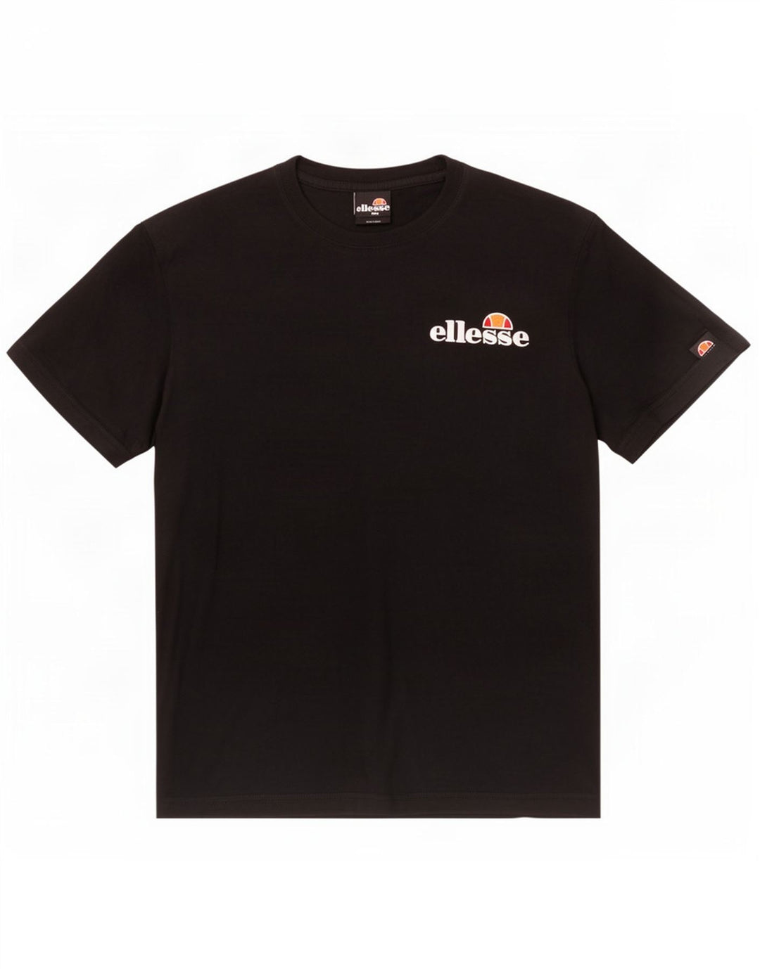T-shirt da uomo Ellesse Top in cotone nero medio