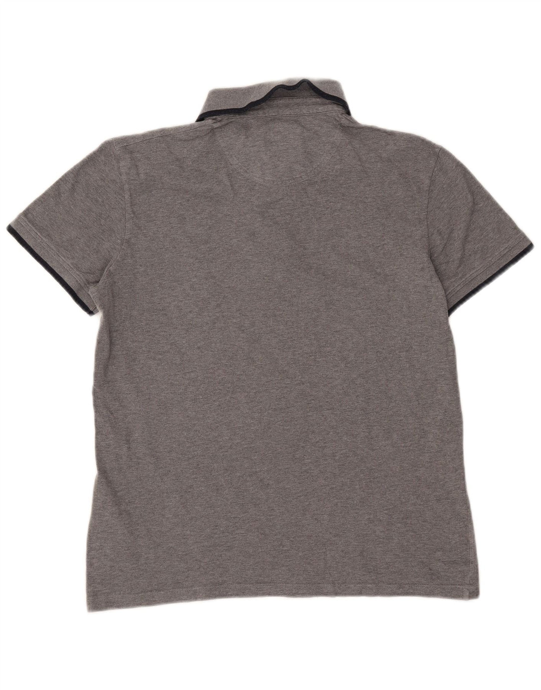 Polo da uomo Bikkembergs grande in cotone grigio