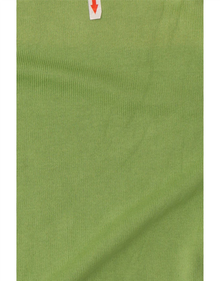 Maglione maglione girocollo da uomo Zara grande in cotone verde