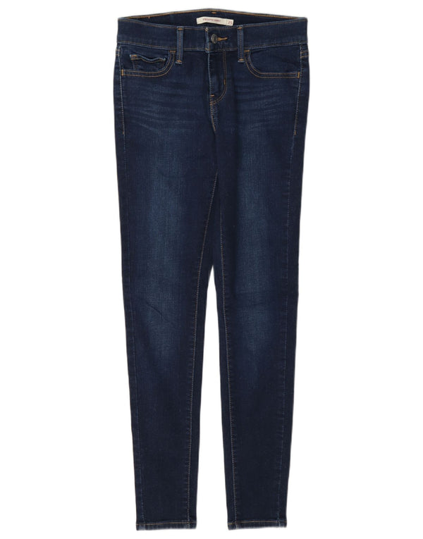 Jeans Levi's da donna 710 super skinny W25 L28 cotone blu navy