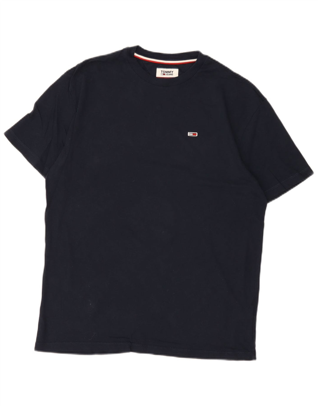 T-shirt da uomo Tommy Hilfiger Top Small in cotone blu navy