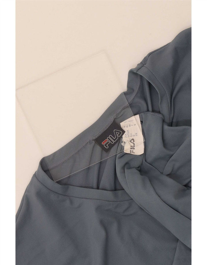 T-shirt Fila da uomo Top XL blu in poliammide