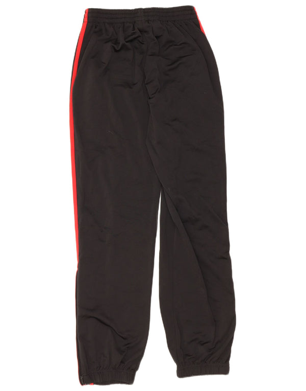 Adidas Boys Tracksuit Trousers Joggers 13-14 Years Black Polyester