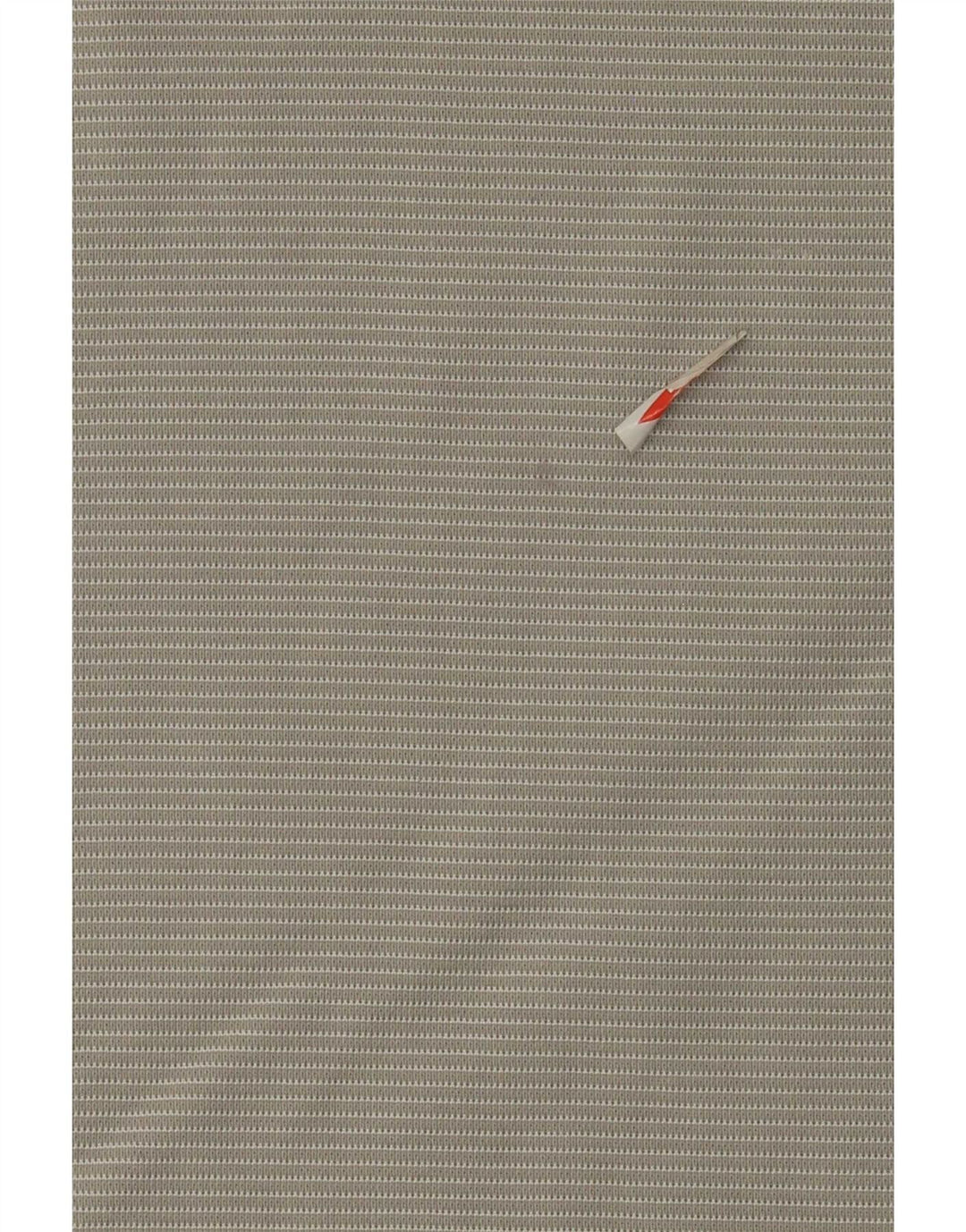 Polo Zara da uomo grande in cotone gessato grigio