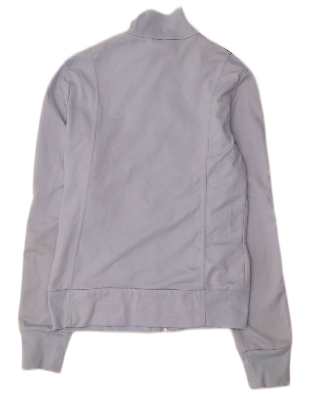 Giacca da tuta da donna Adidas UK 12 poliestere blu medio