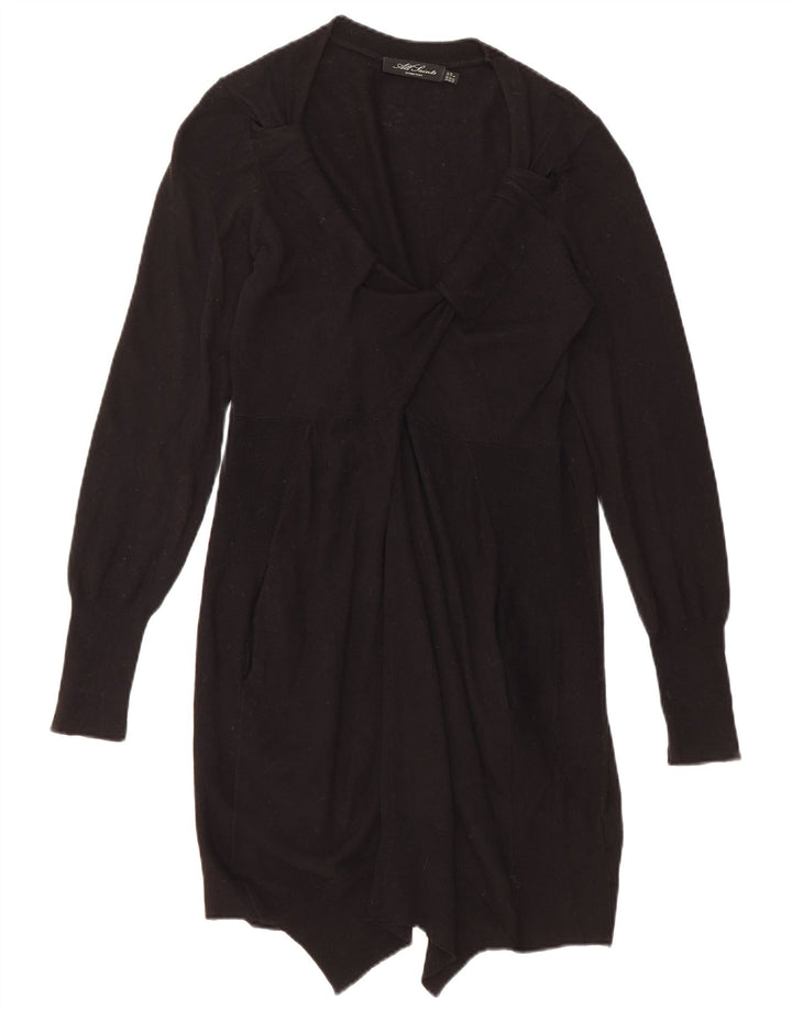 Abito maglione da donna All Saints UK 10 piccolo in lana nera