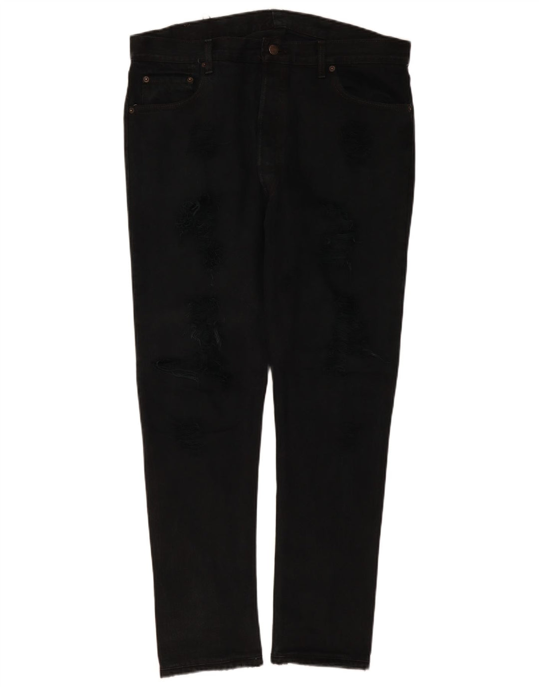Jeans slim invecchiati Levi's da donna W38 L30 neri