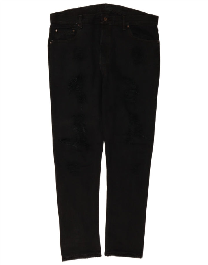 Jeans slim invecchiati Levi's da donna W38 L30 neri