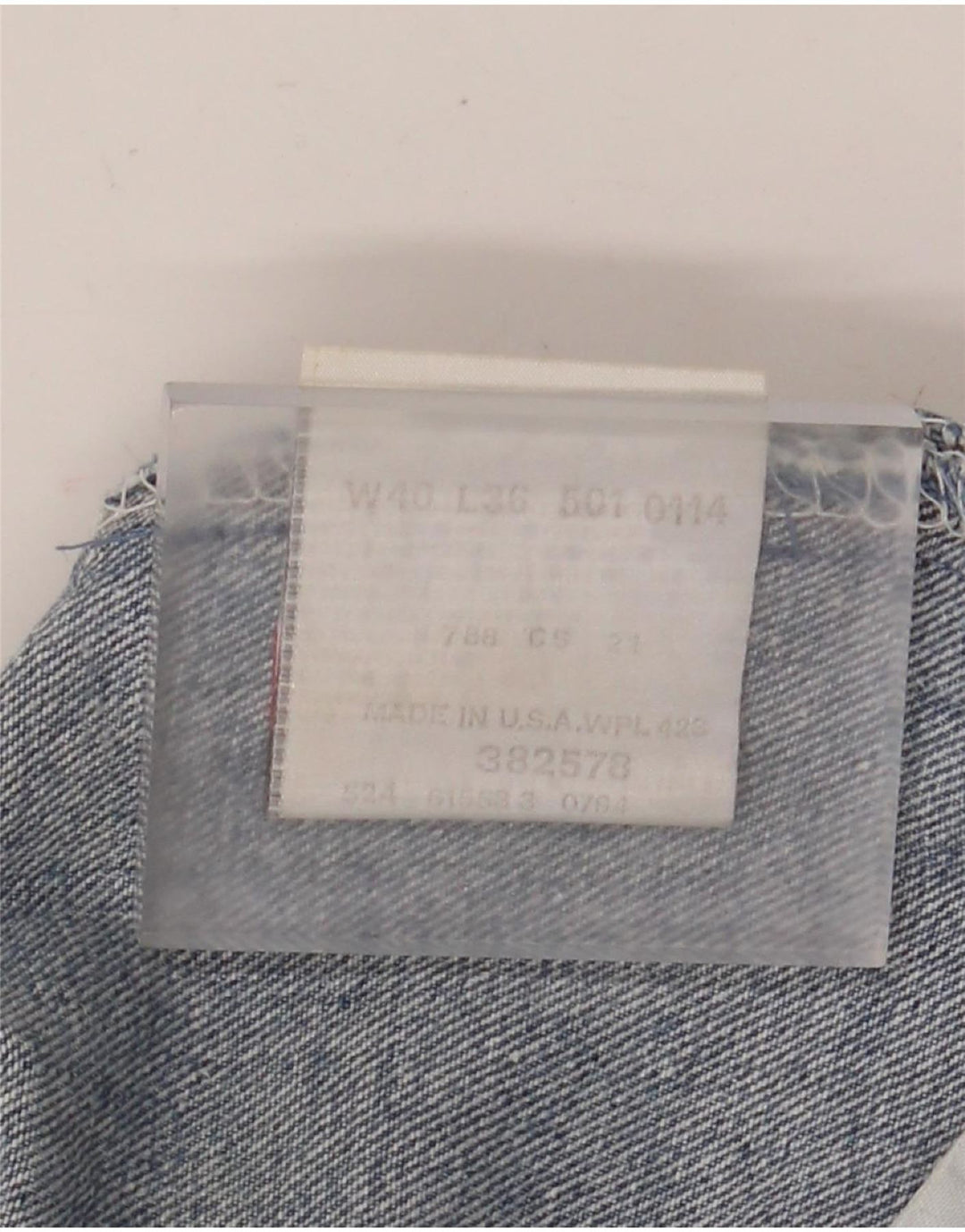 Levi's Uomo 501 Jeans dritti W40 L30 Cotone Blu