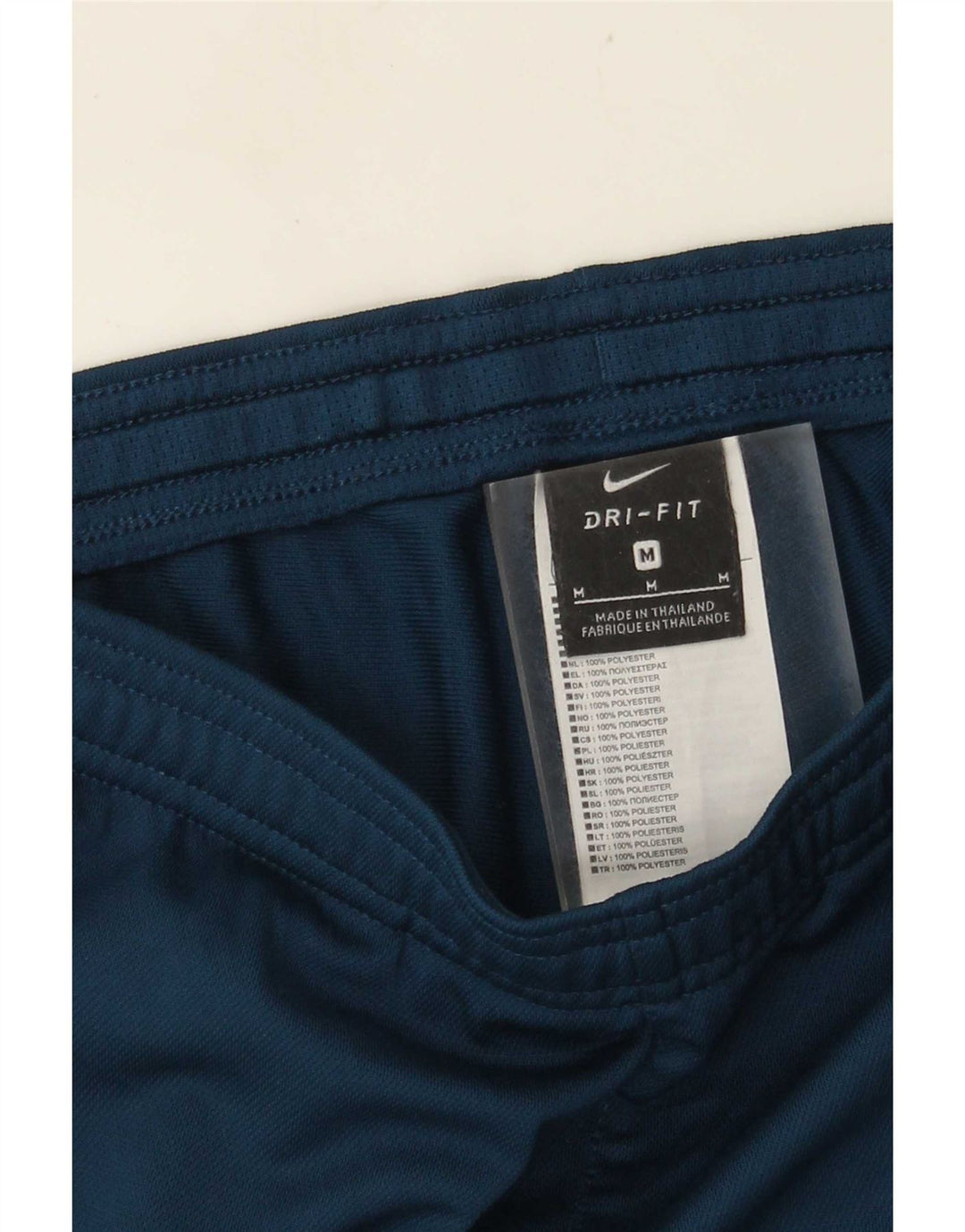 Pantaloni da tuta NIKE Dri Fit da uomo in poliestere color block blu medio