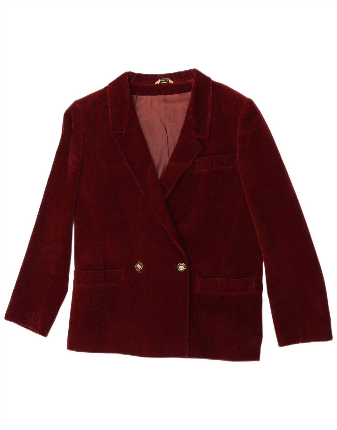 Confezioni Di Lusso Giacca Blazer Doppiopetto Donna IT 44 Media Burgu