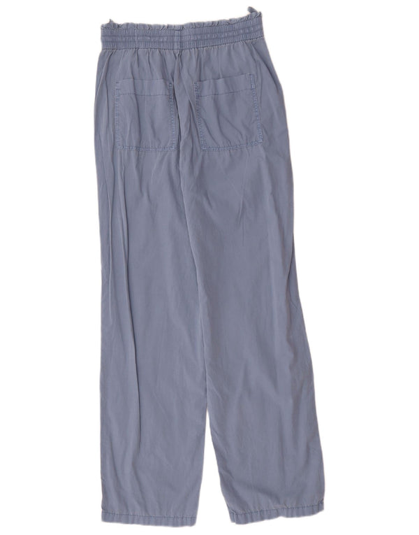 Pantaloni casual larghi da donna Marks & Spencer UK 8 piccoli W28 L29 blu
