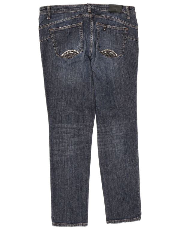 Jeans slim effetto consumato da donna Liu Jo W31 L28 cotone blu