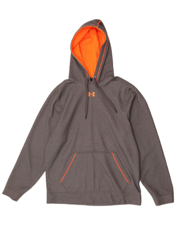 Felpa con cappuccio da uomo Under Armour Poliestere grigio medio