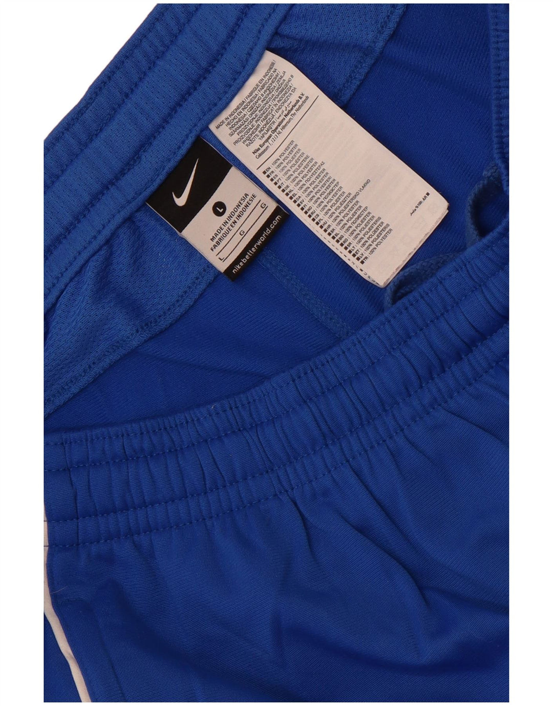Pantaloni da tuta Nike da uomo grandi in poliestere blu
